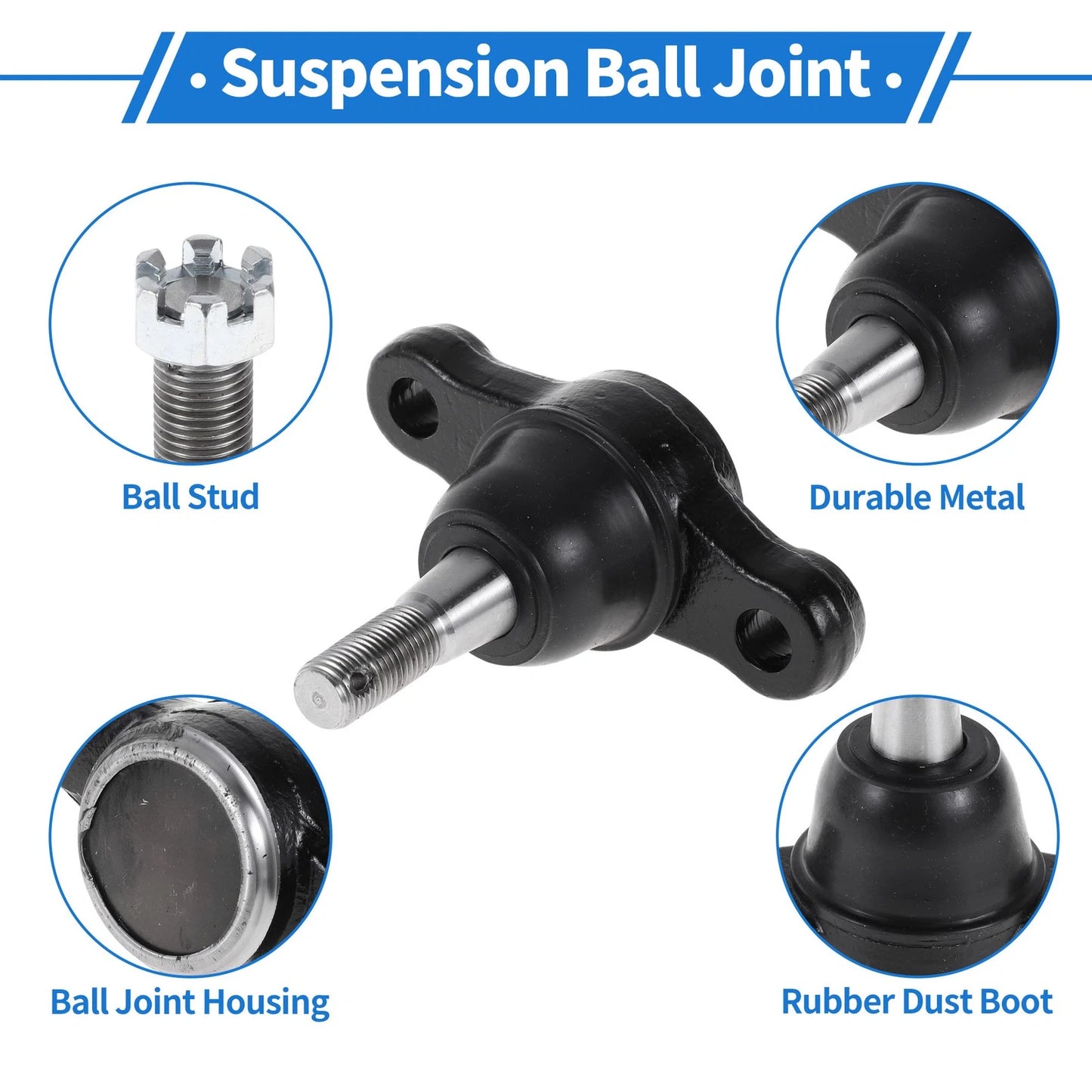 2X Front Lower Ball Joints for Hyundai Sonata (2006–2010) K500035/517603K000