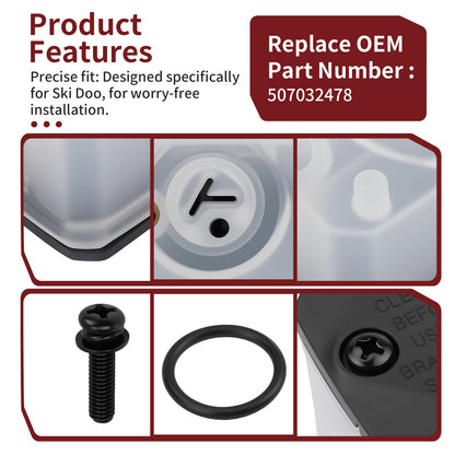 Master Cylinder Reservoir for Ski-Doo Tundra 550 600 (2011–2024)