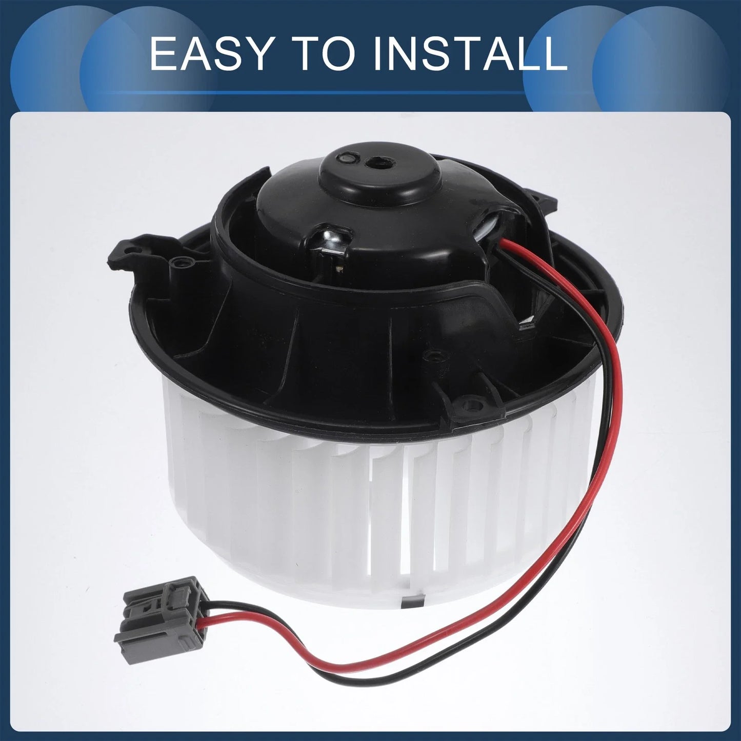HVAC Blower Motor Assembly for Chevrolet Camaro (2010-2015) Black White