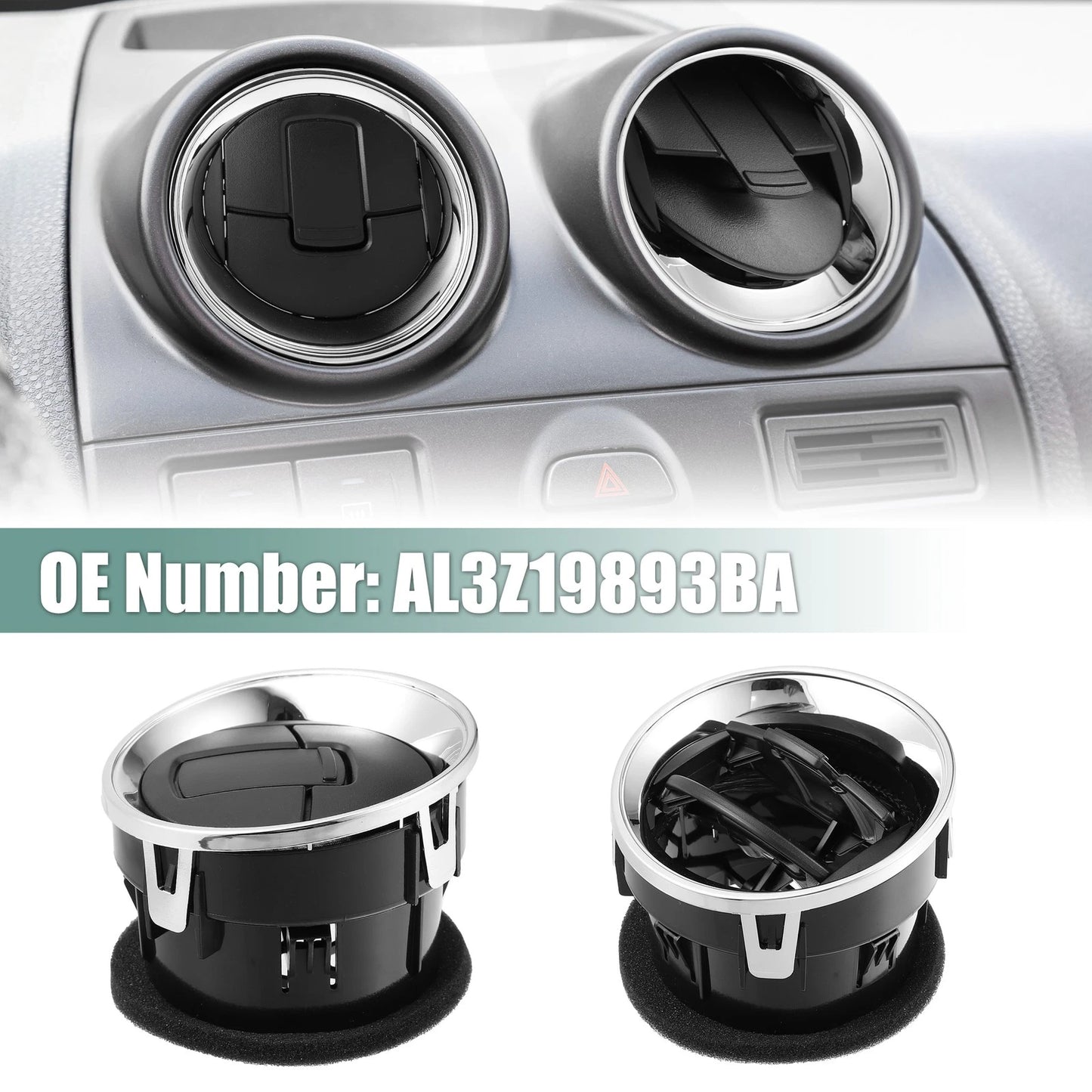 Front Dashboard AC Heater Air Vent AL3Z19893BA for Ford F-150 (2009–2014)