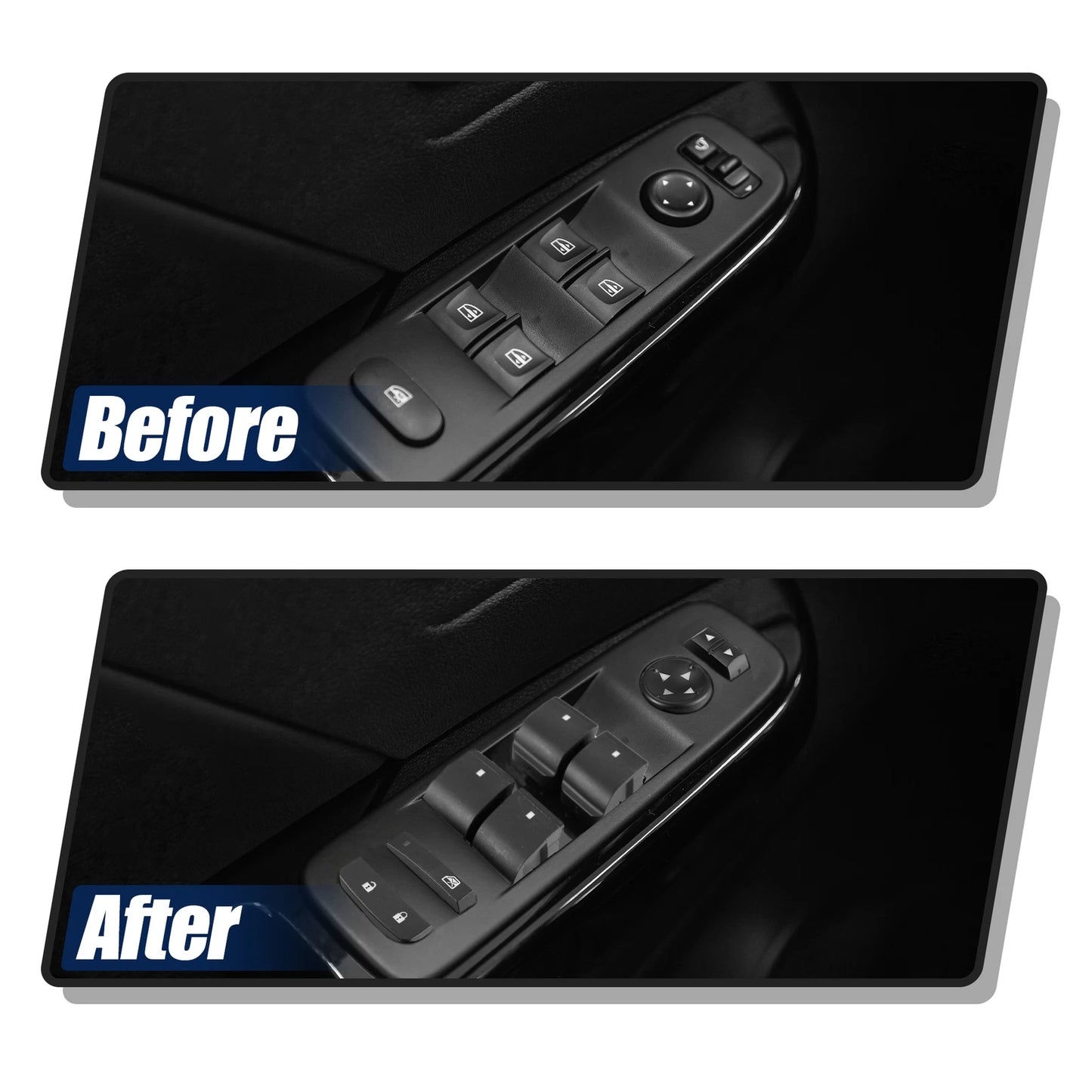 Front Driver Side Window Control Switch No.25789692 for Chevrolet Silverado (2014–2019)
