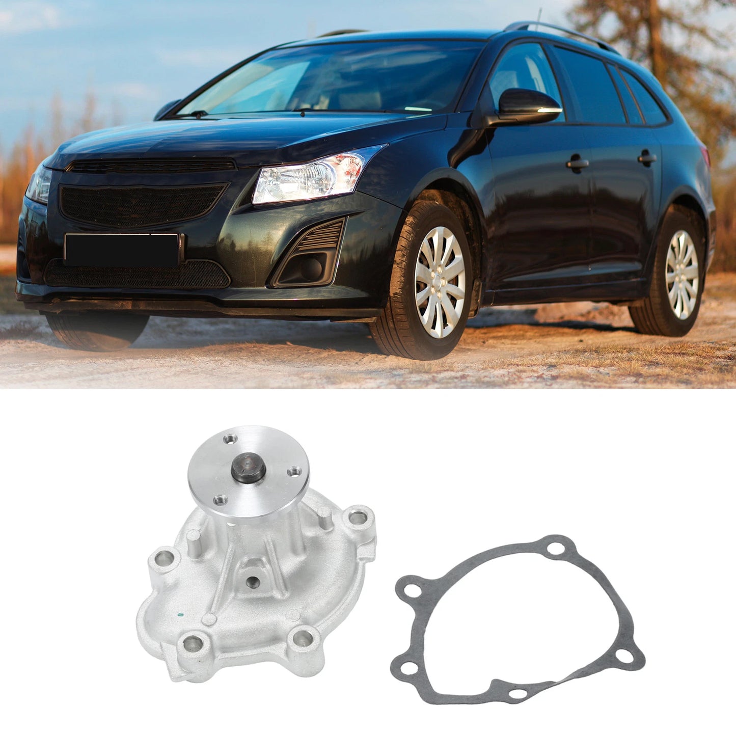 Water Pump with Gasket for Chevrolet Cruze (2012–2020) No. 1334268/97287175