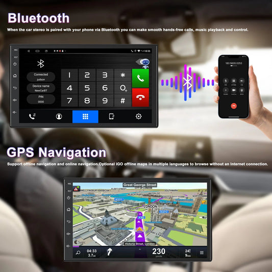 7'' Wireless Carplay Android Auto Head Unit for Nissan Tiida (2006-2013)