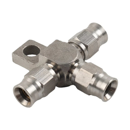 Stainless Steel AN-3 Tee Brake Hose Fittings for Car (No Year Specified)