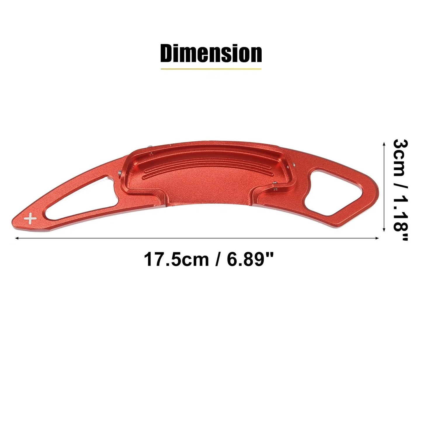 Car Paddle Shifter 2 x Aluminum Alloy Red for Honda Spirior Odyssey (2015-2018)