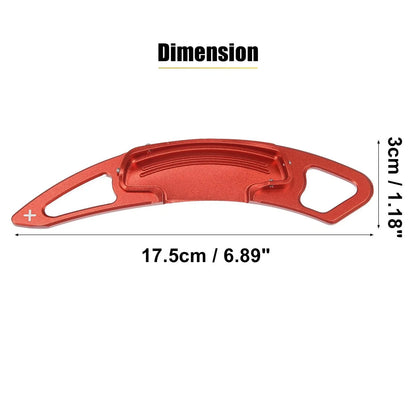 Car Paddle Shifter 2 x Aluminum Alloy Red for Honda Spirior Odyssey (2015-2018)