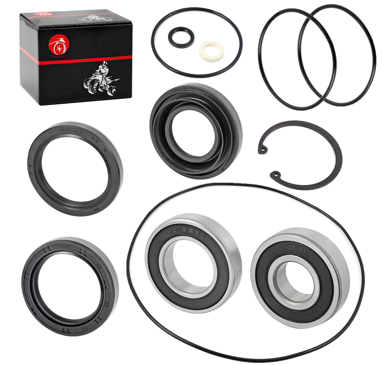 Rear Axle Wheel Bearing Seal O-Ring Kit for Honda Foreman 500 (2014–2022)
