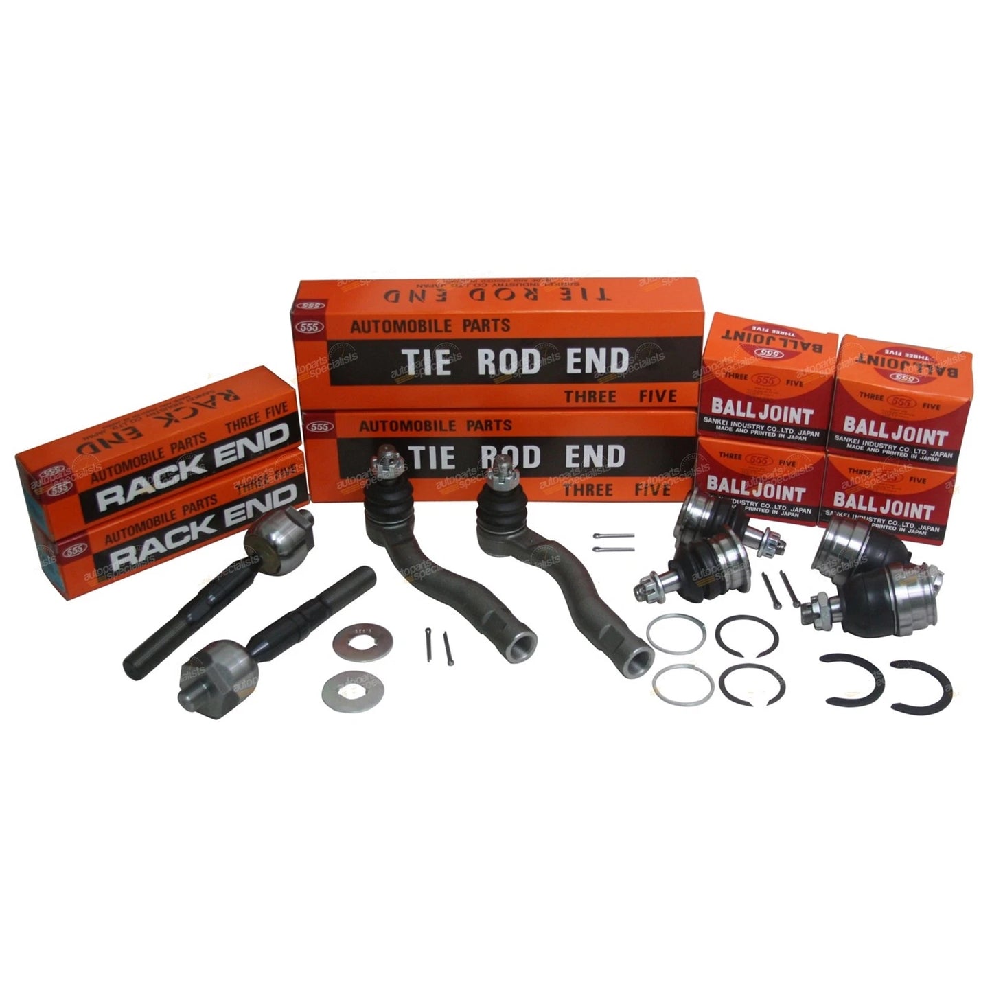Front End Ball Joint Tie Rod Rack End Kit for Landcruiser HDJ100 UZJ100 (2003–2007)