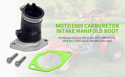 Intake Manifold Boot for Honda Odyssey MT250 Elsinore (1974–1976)