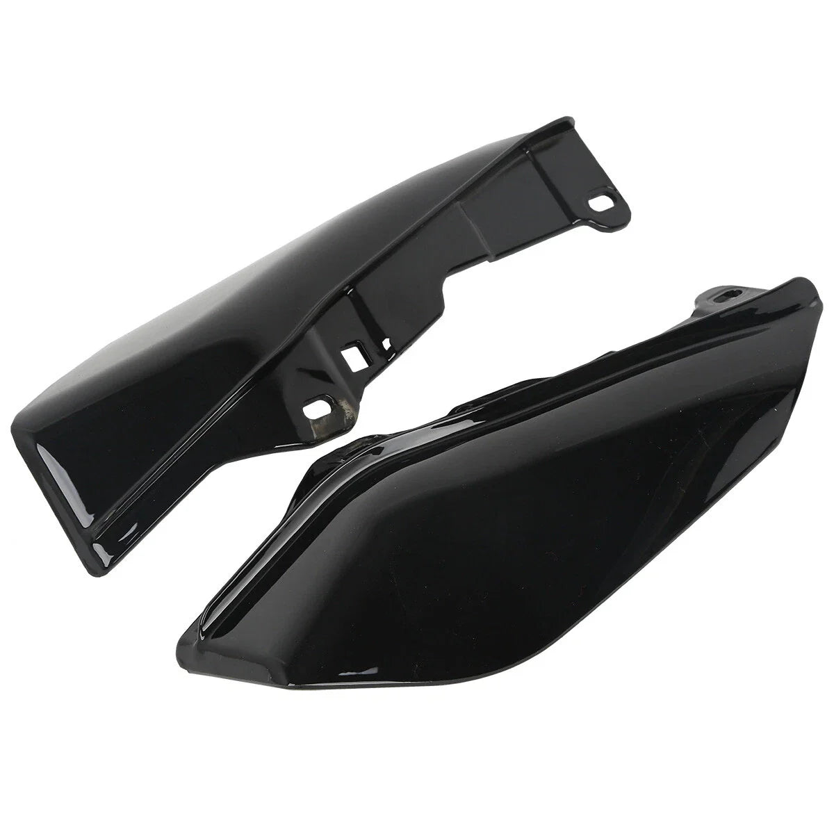 Black Mid-Frame Air Deflectors for Harley Touring Road Street Glide (2009-2023)
