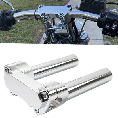 8.5" Pullback Handlebar Riser Top Clamp for Harley Sportster Dyna FXD Softail