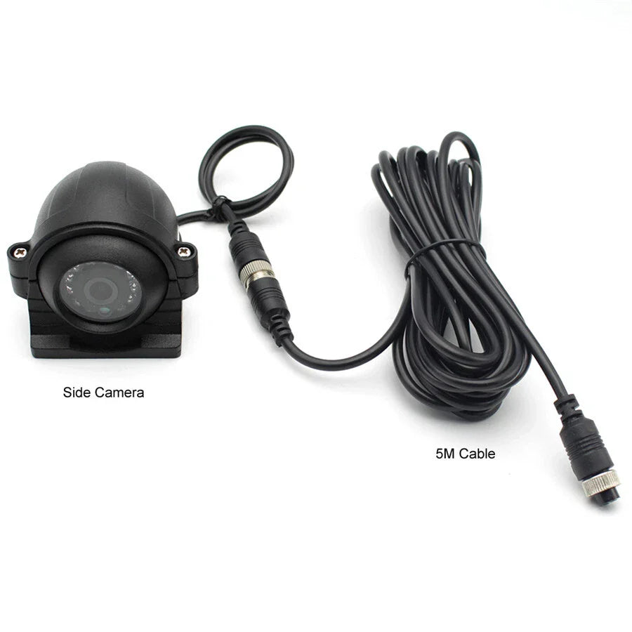 DVR Video Recorder & 7" Monitor with CCD Front Rear Camera for Truck Van Bus Car