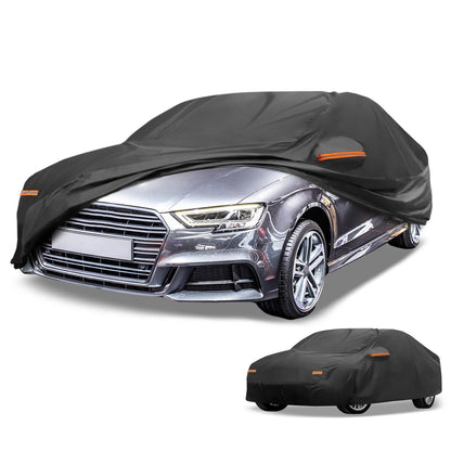 Waterproof Car Cover for Audi A3 Sedan (2013–2024) 210D-PU Black