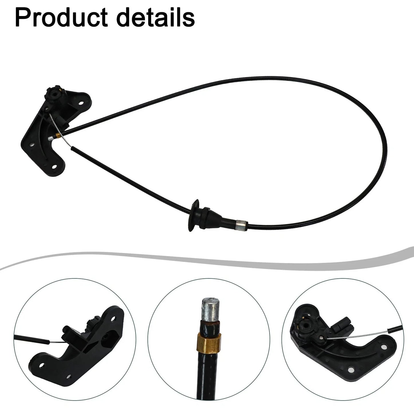 Hood Control Latch Release Cable for Land Rover