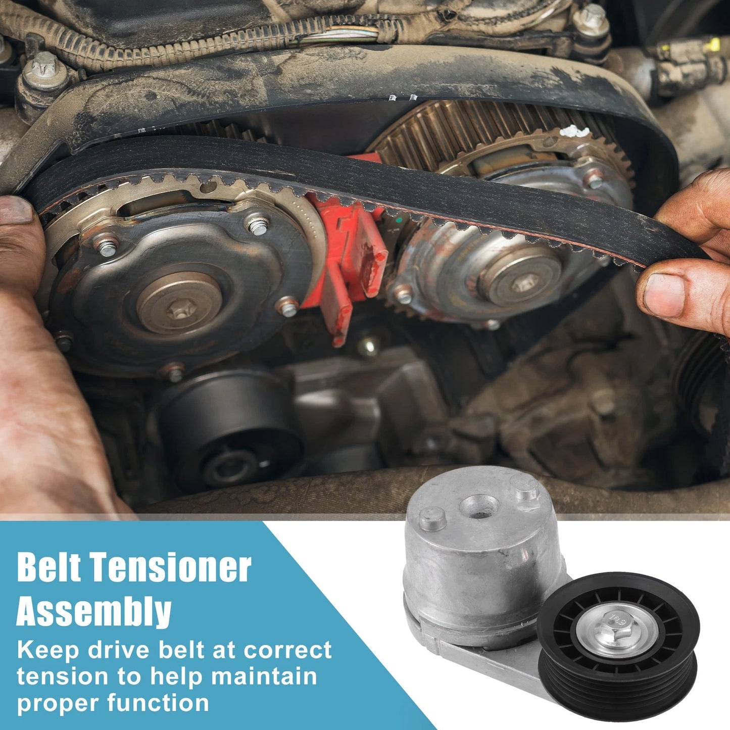 Belt Tensioner Pulley Assembly No. 8972886250 for Chevrolet Express 2500 (2006–2016)