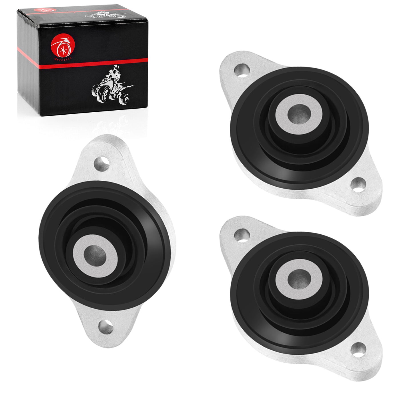 Set of 3 Engine Mounts for Polaris RZR 800 (2008–2014)