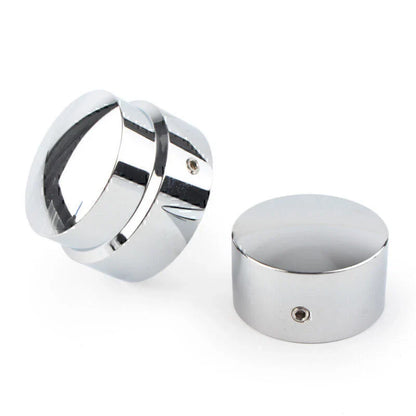 Rear Axle Nut Cover Caps  for Harley 2015-Later XG, 2008-Later XL Dyna Chrome