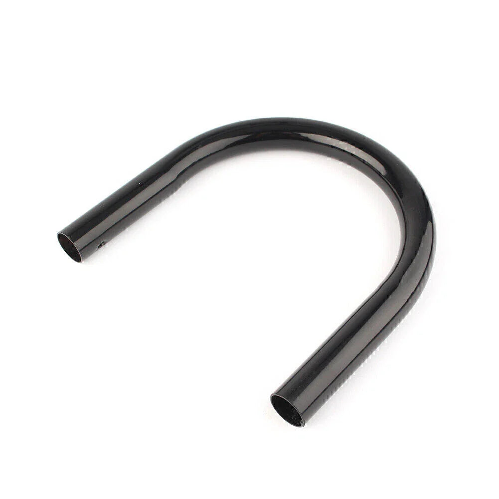 Black Stainless Steel Rear Seat Hoop Loop Frame Trim for Universal Cafe Racer