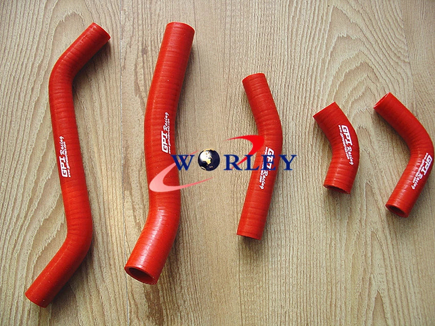 Blue Silicone Radiator Hose for Kawasaki KXF450 (2006–2008)