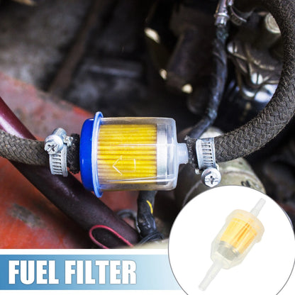 10pcs Inline Fuel Filters for Small Engines (Fits 1/4" or 5/16")