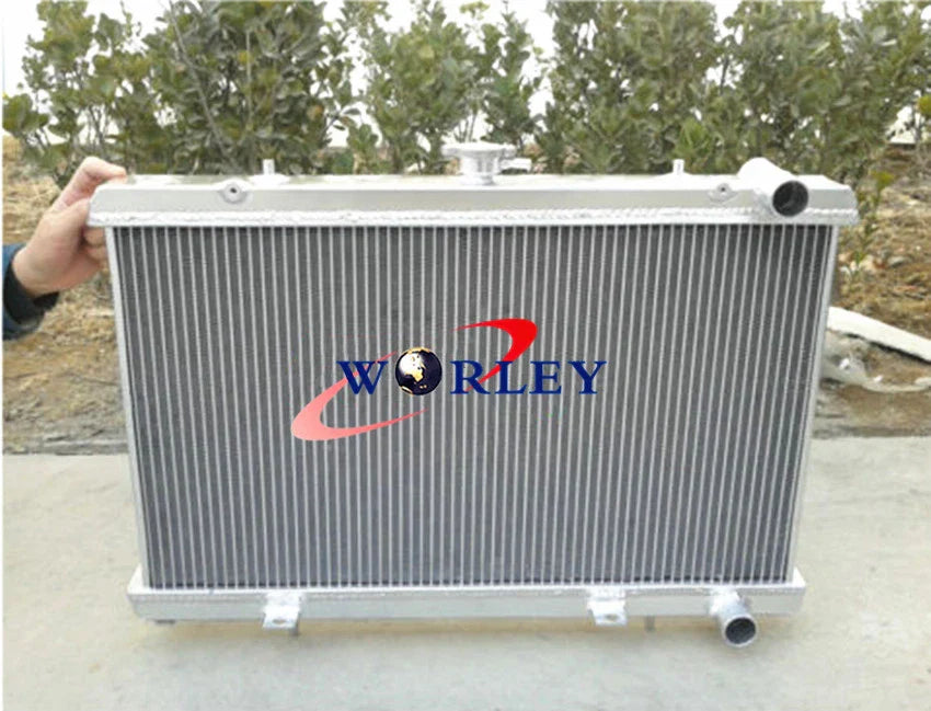 Aluminum Radiator, Shroud & Fans for Nissan Silvia S13, 180SX (89-94)