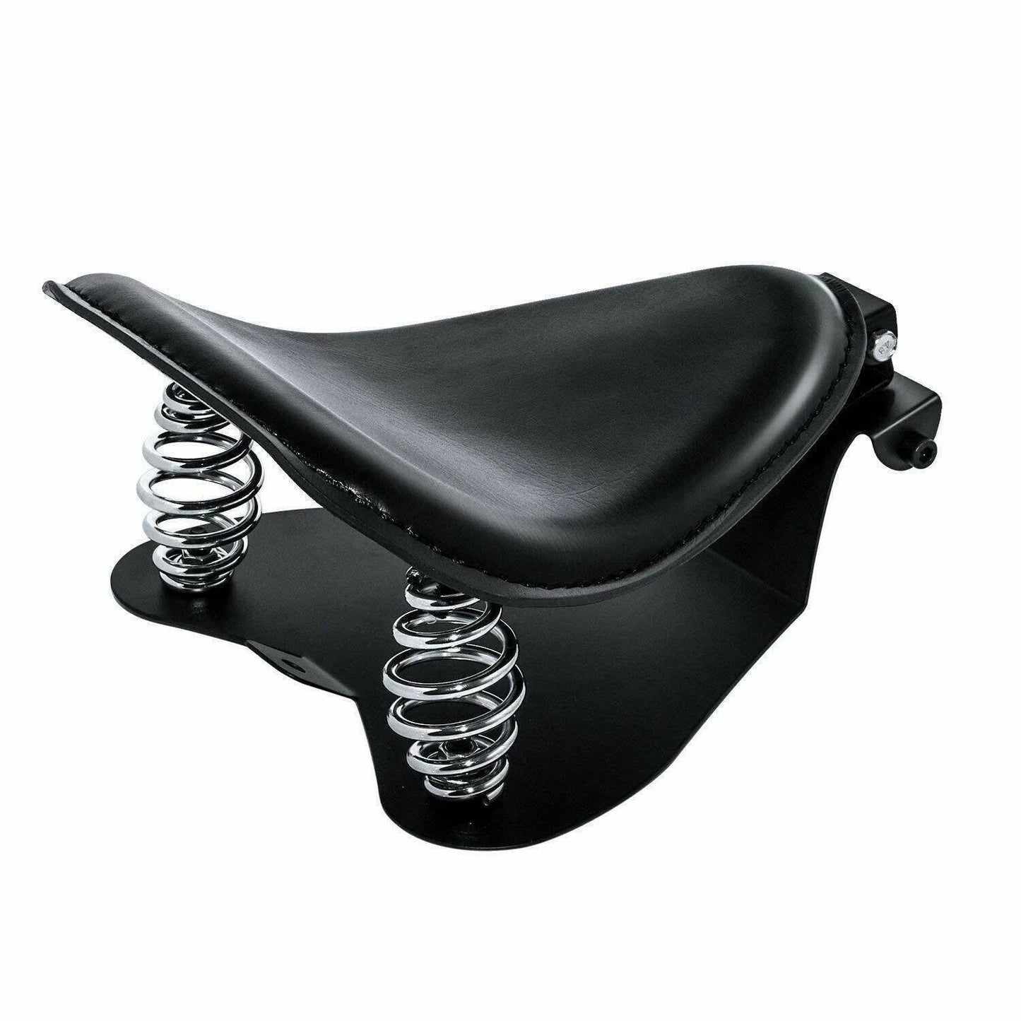 Black Motorcycle Bobber Solo Seat for Harley Sportster XL 883 1200 (2004-2023)