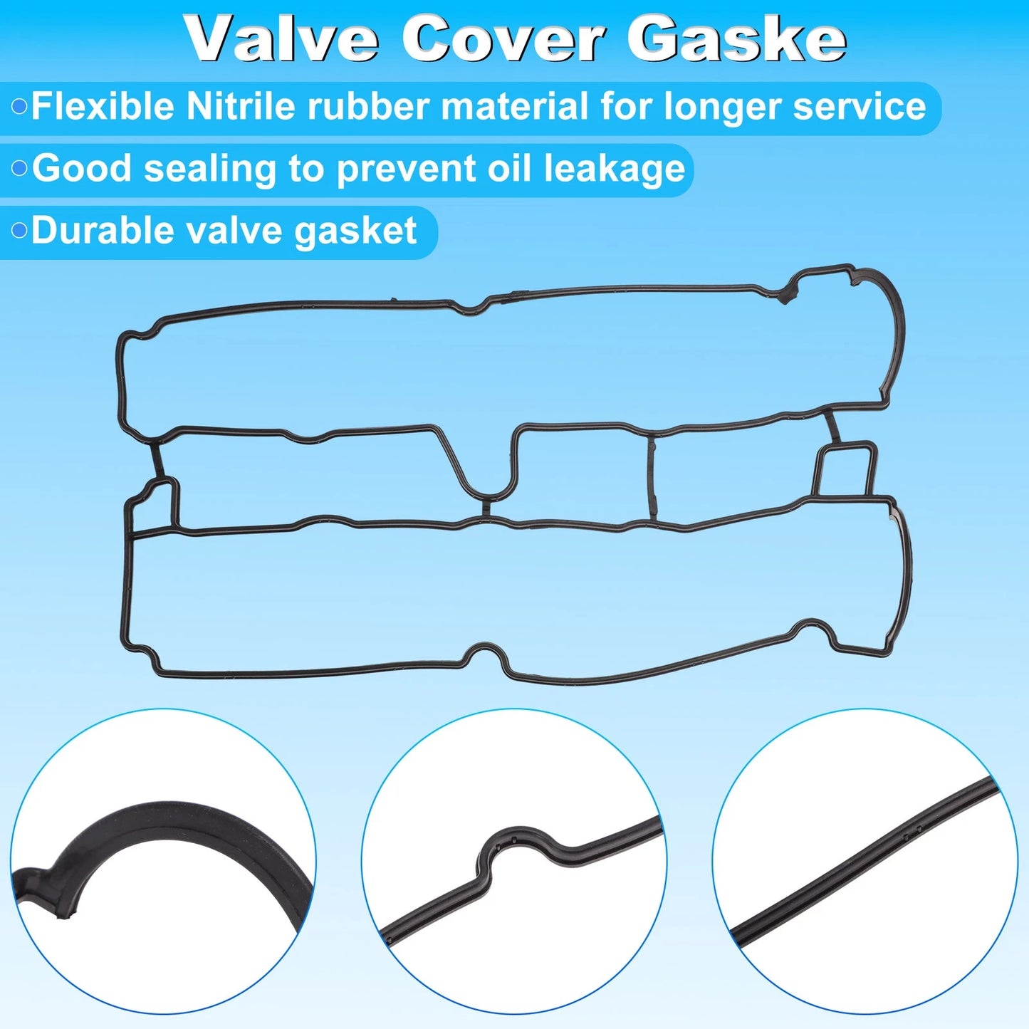 Valve Cover Gasket for Opel Vectra C (2002–2008) Nitrile Rubber