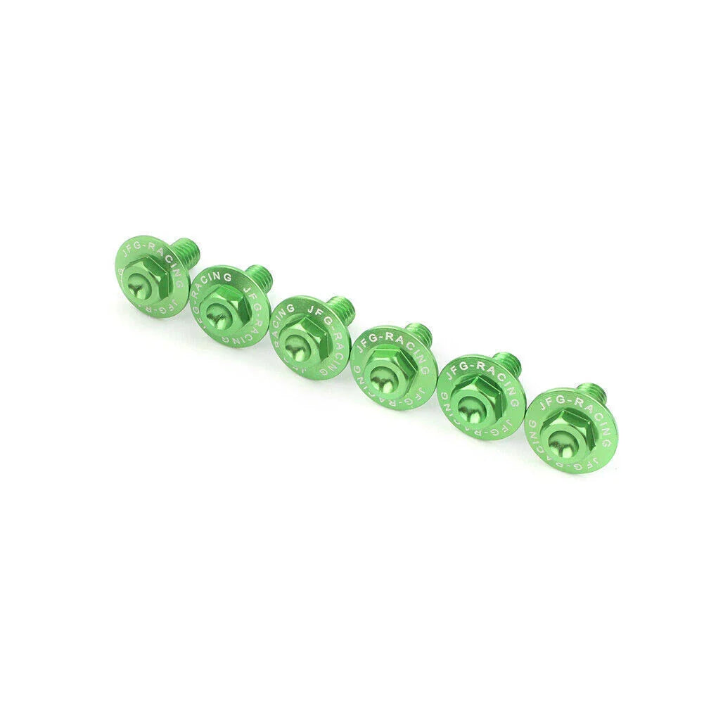 Fork Guard Bolts for Kawasaki KX85 KX125 KX250F KX450F KLX450R KLX250 (98-16)