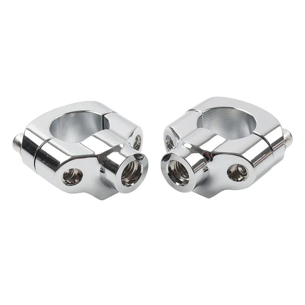 1.25" Handlebar Risers for Harley Softail FXSTC Custom (2006-Current) Chrome
