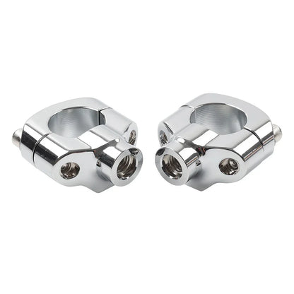 1.25" Handlebar Risers for Harley Softail FXSTC Custom (2006-Current) Chrome