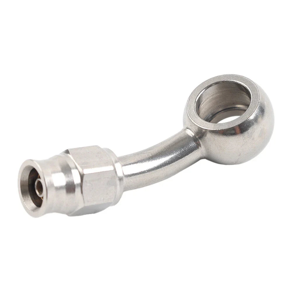 10.2mm Stainless Steel AN-3 28�� Eye Banjo Hose Ends for Motorcycle