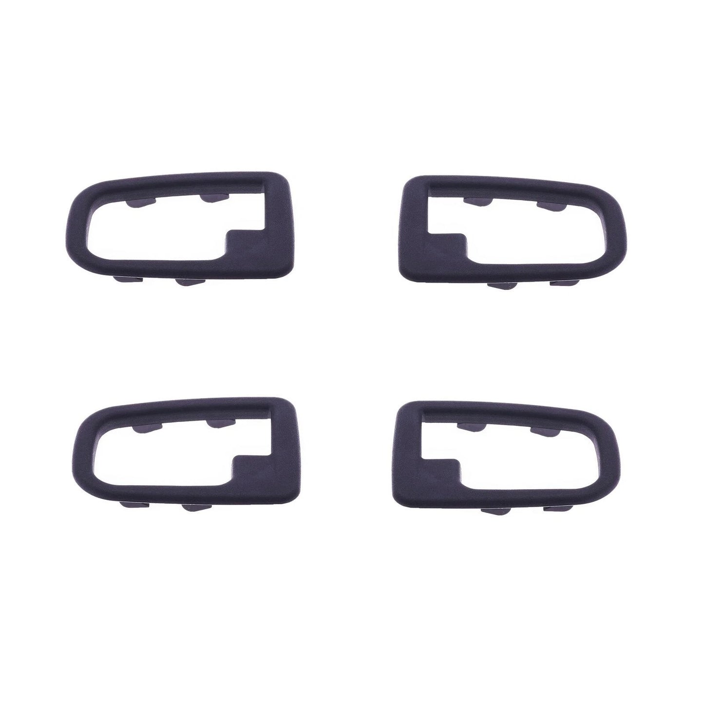 Set of 4 Textured Black Inner Door Handle Trim for BMW 3 Series (1991–2001)