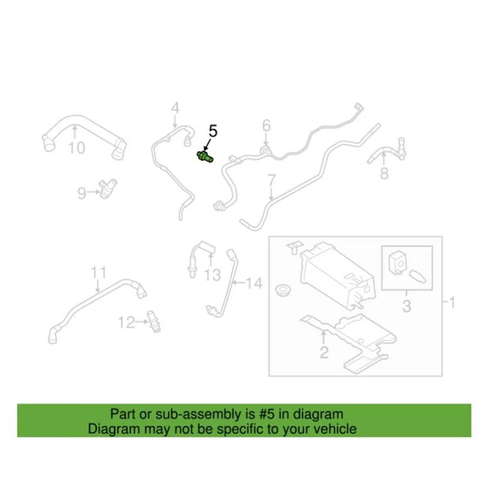 Fuel Injection Pressure Sensor for Ford (2011-2014)