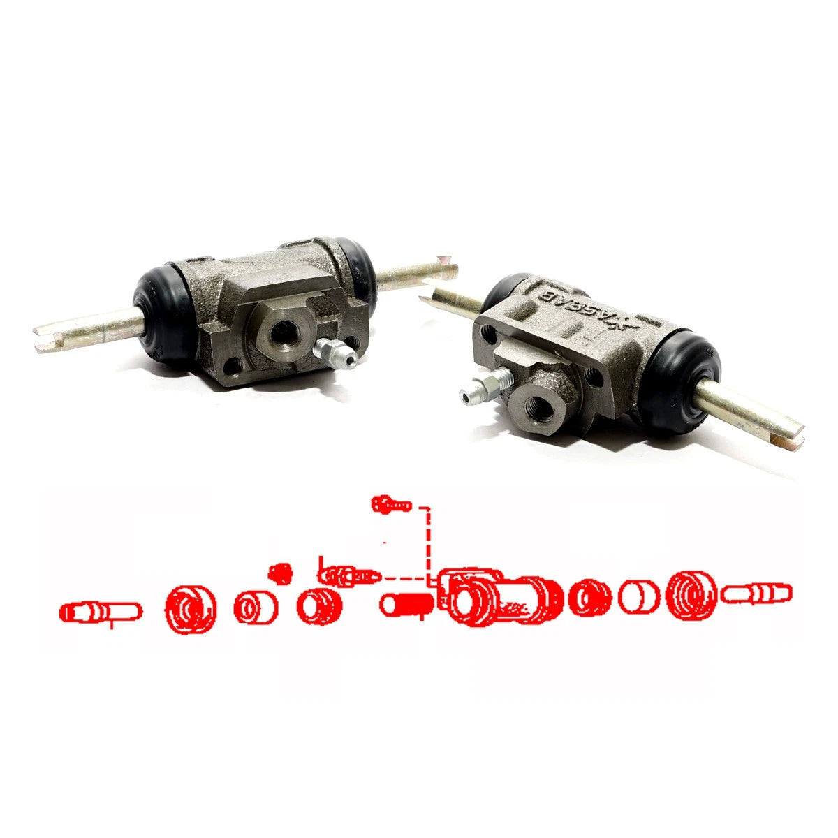 Rear Wheel Brake Cylinder for Toyota HiAce Bus (1977–1982)