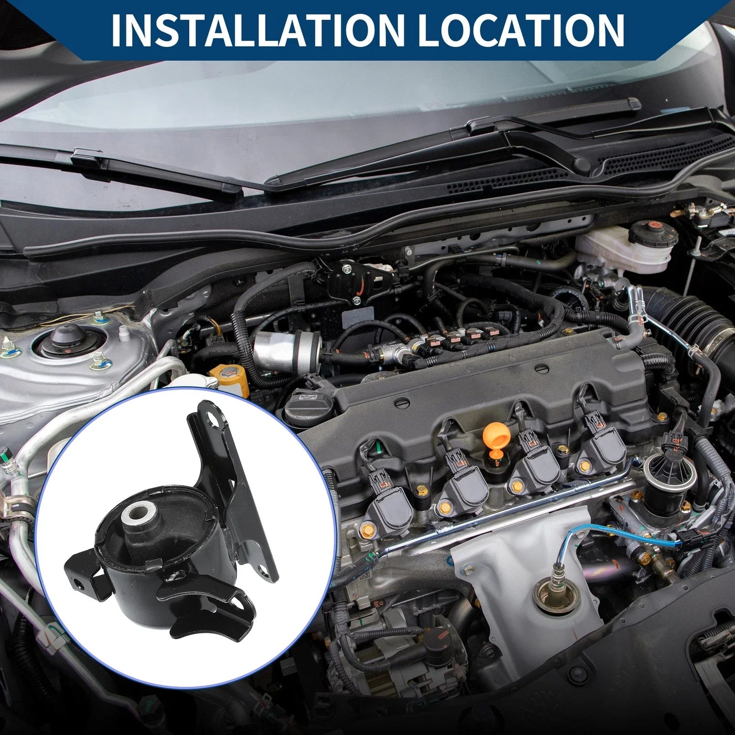 Engine Motor Mount Left for Honda City, Honda Fit (2002-2008)