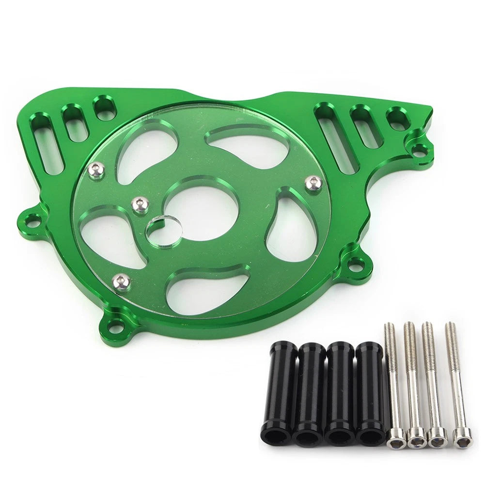 Green Engine Sprocket Cover Chain Guard Protector for Kawasaki Z1000 (2010–2021)