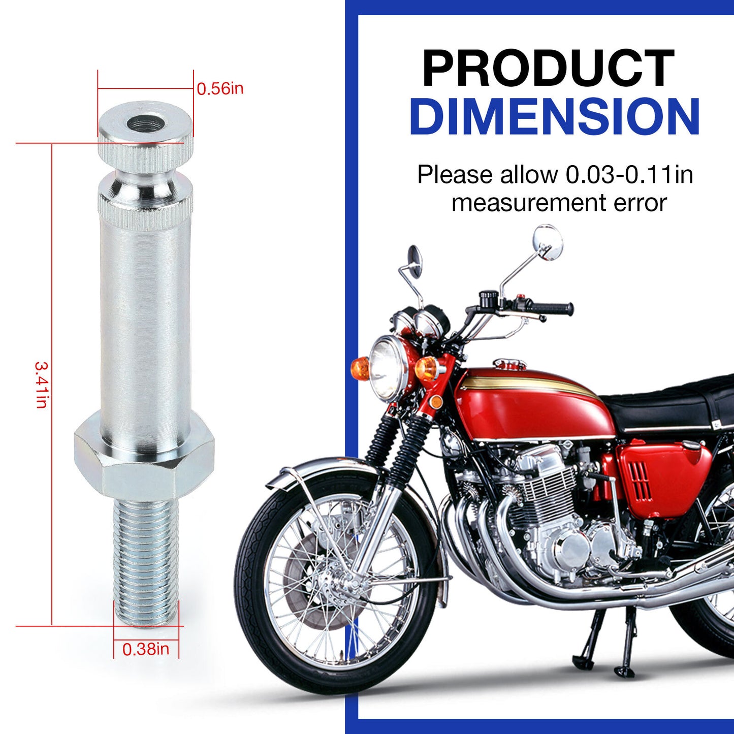 Front Turn Signal Stalk for Honda CB500 CL125A CL175 CL350 CL450 (1970–1978)