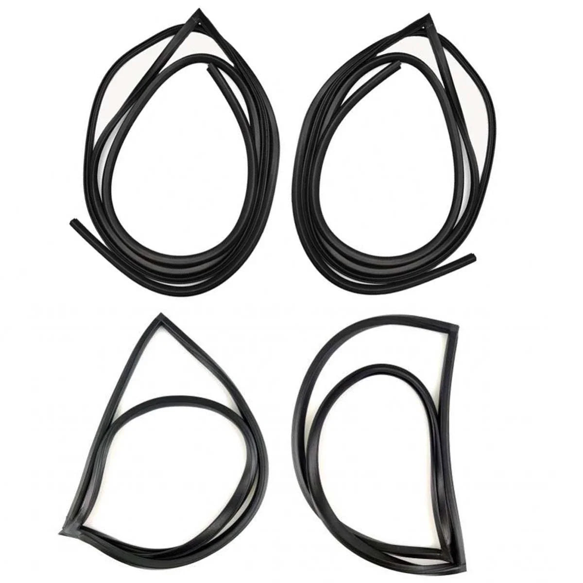 Door Rubber Seal Side Window Set 4 Fits Datsun Bluebird 510 2D Sedan 1967-72