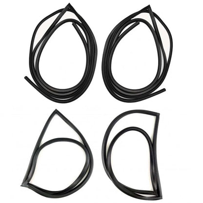 Door Rubber Seal Side Window Set 4 Fits Datsun Bluebird 510 2D Sedan 1967-72