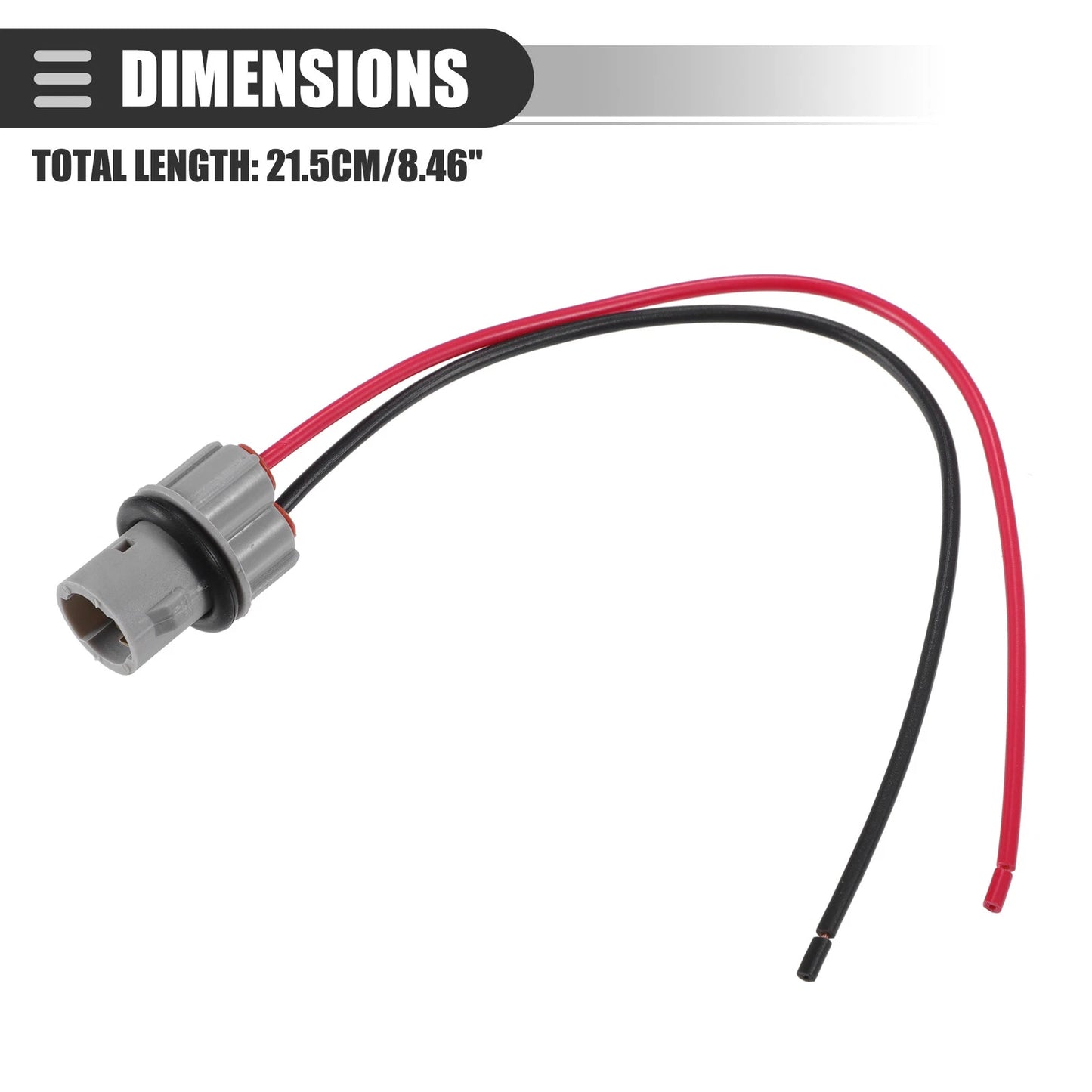 Set of 1 Side Marker Lamp Light Bulb Socket Wire Harness for Mercedes-Benz C250 (2012–2015)