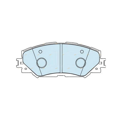 Set of 4 Front Disc Brake Pads for Toyota Rukus (2010–2016)