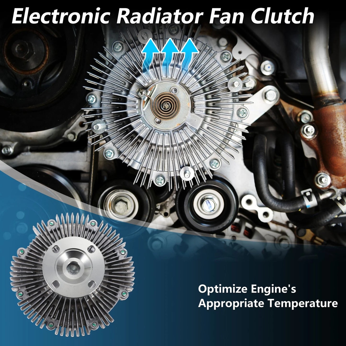 Engine Cooling Fan Clutch for Toyota 4Runner V6 4.0L (2003–2009) No. 1621031020