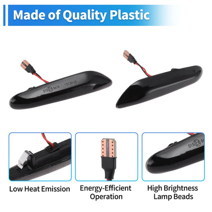 LED Turn Signal Lights for BMW 1 Series E82 (2008–2013) - Waterproof Assembly
