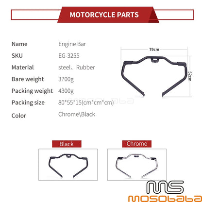 Engine Crash Bar for Harley Sport Glide, Fat Bob, Low Rider, Softail (2018-2020)