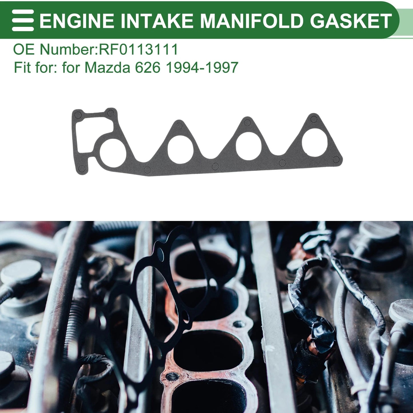 Engine Intake Manifold Gasket for Mazda 626 (1994–1997) No.RF0113111