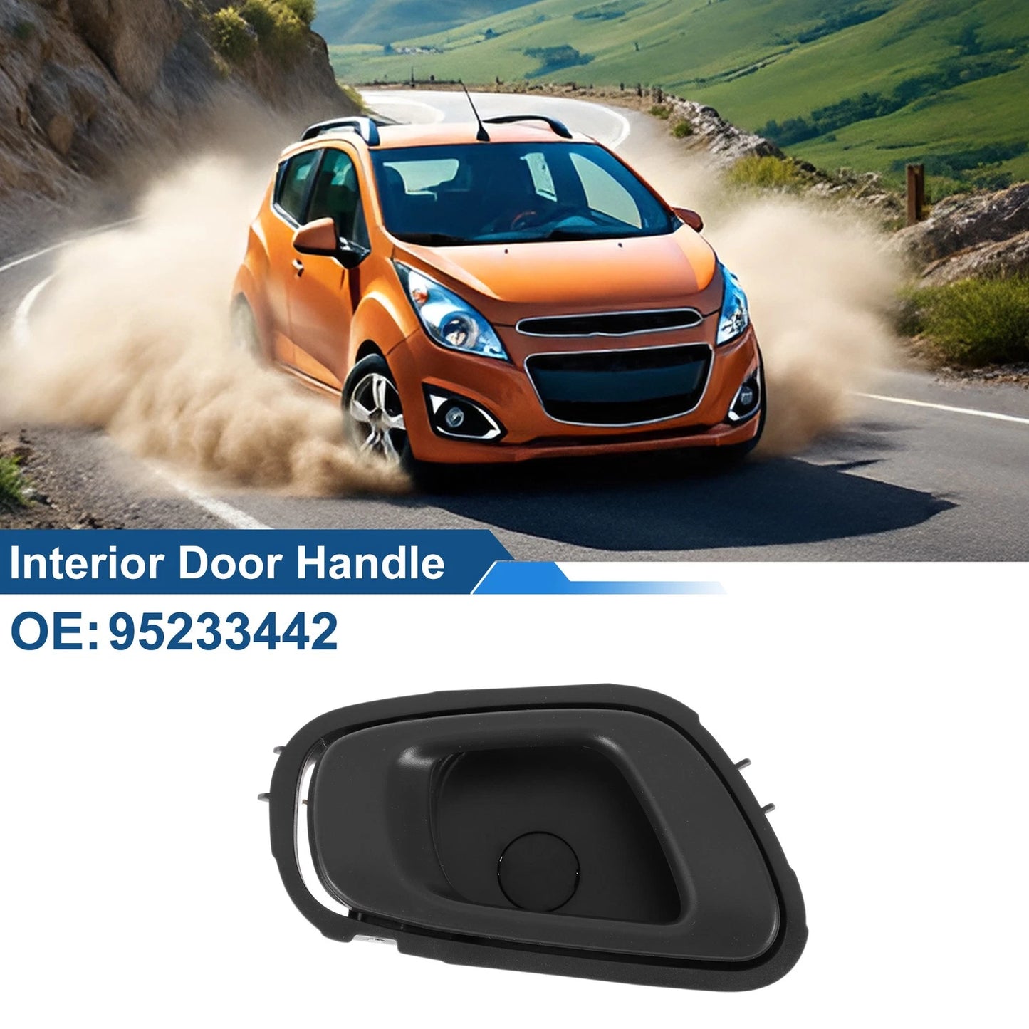 Front Driver Side Interior Door Handle for Chevrolet Spark (2013–2015) No. 95233442