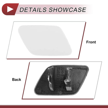 Front Right Bumper Trim Nozzle Cover for BMW X5 (2007 - 2013) White
