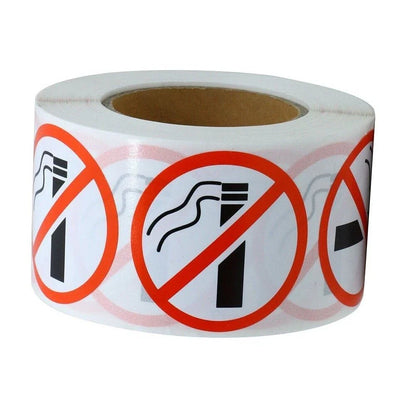 Roll / 500Pcs / No Logo Sign Restaurant Bus Shop Round Sticker