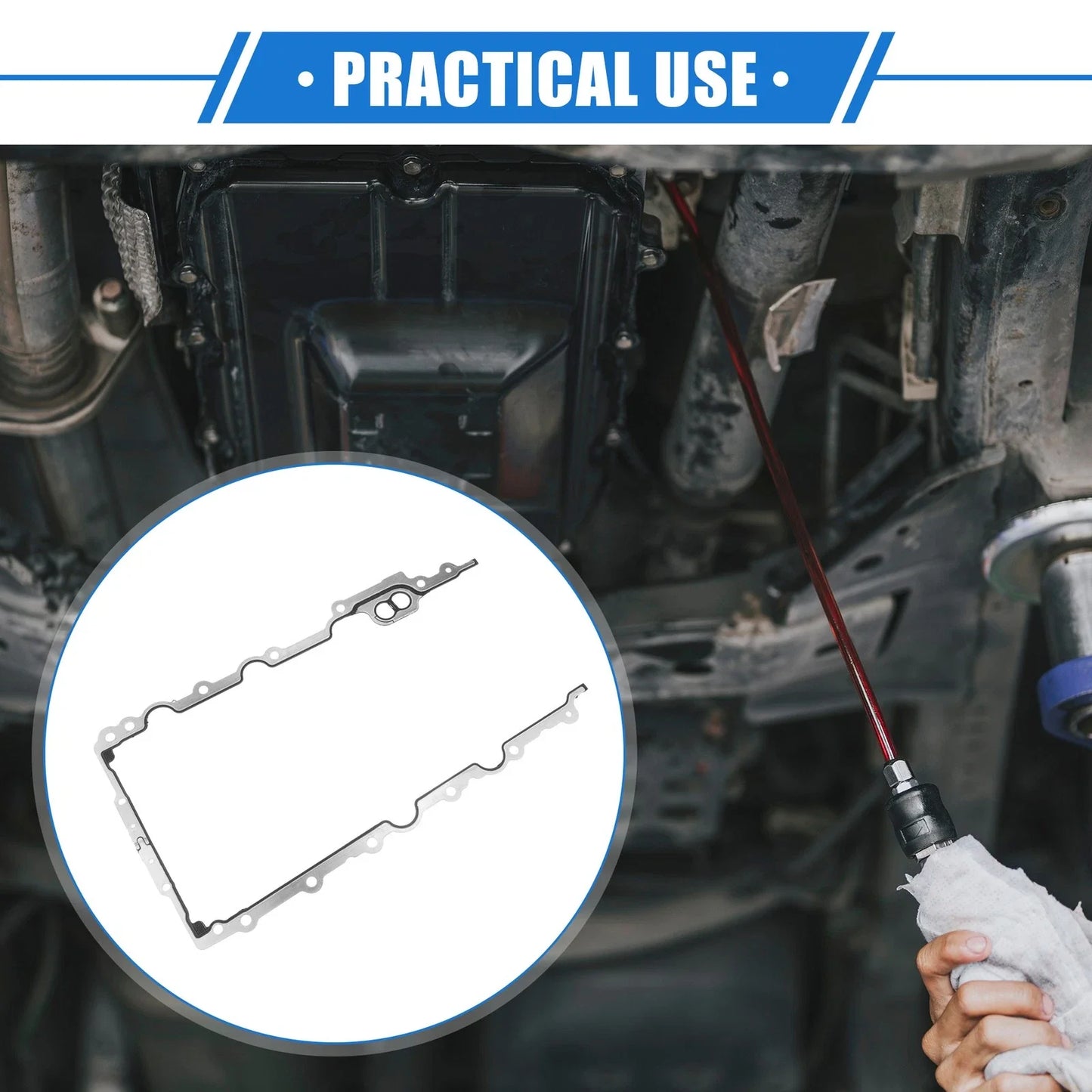 Durable Metal Oil Pan Gasket for Chrysler 300 (2005-2009)