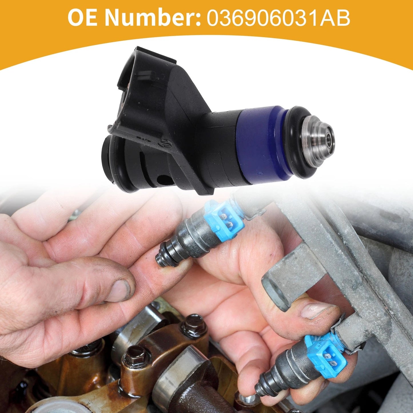 1 Pc Fuel Injector No.036906031AB for VW Polo 1.4 (2001–2008)